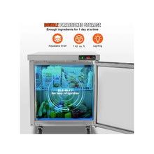 28 Inch Commercial 7.4 Cu.Ft. Stainless Steel Undercounter Refrigerator with Fan Cooling and Lockable Door