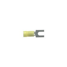 Vinyl Insulated Standard Copper Fork Terminal Yellow PV10-6F-L (Pack Of 50)