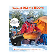 Heavy-Duty 125,000 BTU Stepless Adjustable Propane Barrel Heater for Indoor and Outdoor Heating