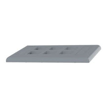 6 Port Flush Mount Screw On Faceplates With Label Pocket International Gray NK6FIGY