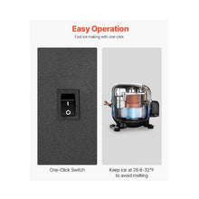 Freestanding & Built-In Under Counter Ice Maker 25 Lbs/24h Capacity for Home & Commercial Use