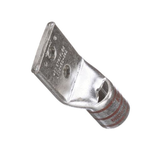 2-Hole Copper Compression Connectors Lugs Brown LCDX450-38D-6 (Pack of 6)