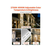 Adjustable Color Temperature Dimmable LED IP65 Waterproof Outdoor Wall Lights Fixtures 2 Pack