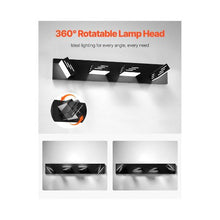 6000K Modern 4-Light IP44 Waterproof LED Mirror Wall Mounted Lighting Fixture for Bathroom & Living Room