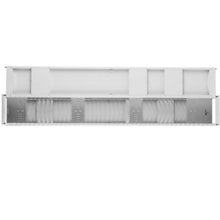 52RU Vertical 10 Wide Dual Sided Cable Manager White PE2VD1096WH