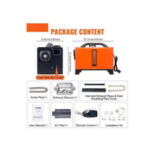 12V Diesel-Powered 8KW Air Heater with Smart LCD Display and Rapid Heating