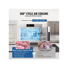 32 L Commercial Stainless Steel Blast Chiller Freezer 1.1 Cu.Ft Compact Blast Chiller with Tray Capacity & Freezing Unit