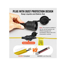 100FT Linkable Heavy Duty 100W Industrial Rugged LED String Work Light Set 10 Lamp 5000K 10,000 Lumens