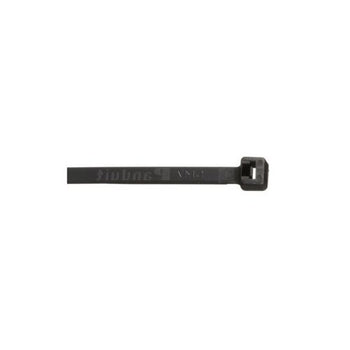 Heat Stabilized Nylon Intermediate Cross Section Locking Cable Tie Black PLT2I-M300 (Pack of 1000)