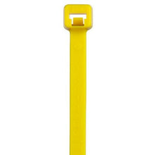 Cross Section Miniature Plenum Rated Cable Tie Yellow PLT1M-C4Y (Pack of 100)