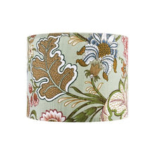 13 x 10 Inch Universal Medium Round Drum Lamp Shade for Table Floor & Pendant Lamps Dark Floral