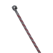 Miniature Premium Nylon Cable Tie Strips Slate With Red PLT1M-L8-2 (Pack of 50)