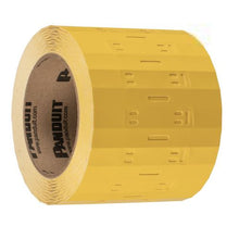 Thermal Transfer Polyester Polyolefin Marker Plate Yellow M200X050Y6T