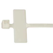 Cross Section Miniature Wrap Marker Cable Tie Natural PLM1M-M (Pack of 1000)