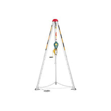 1200 lbs Portable Confined Space Rescue Tripod Kit 65 ft Steel Cable, 1200 lbs Lifting Winch, Adjustable Legs & Fall Protection