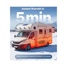 12V/24V Portable Quick Heating Low Noise 8KW Diesel Air Warmer for Vans, RVs & Campers
