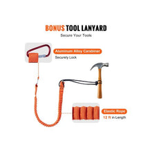 12 ft Steel Core Arborist Flipline, 1/2 in Tree Climbing Flip Line with Alloy Steel Snap Hook Aluminum Carabiner & Tool Lanyard