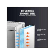32 L Commercial Stainless Steel Blast Chiller Freezer 1.1 Cu.Ft Compact Blast Chiller with Tray Capacity & Freezing Unit