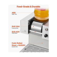 High Efficiency 88 LBS/Day Snowflake Ice Shaver Machine for Home & Small Businesses