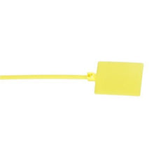 Cross Section Flag Miniature Marker Cable Tie Yellow PLF1MA-C4Y