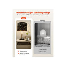 Easy Installation 13" x 10 Inch Medium Size Decorative Black Hollow Cut-Out Drum Lampshades with Harp Set of Two