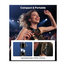 High-Fidelity Music Earplugs SNR 27 dB Noise Reduction Reusable Soft Silicone Musician Ear Plugs 2 Pairs for Concerts, Festivals, Raves & Live Events