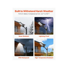 12000W Dusk to Dawn IP65 Waterproof Solar Powered LED Outdoor Wide Angle Motion Sensor Street Light
