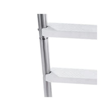 48–54 Inch 3 Step Inground Swimming Pool Ladder with Double Handrails Wide Non Slip Steps Stainless Steel Frame 265 lb Capacity
