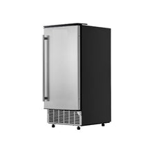 80lbs/24h Commercial Undercounter Built-In Ice Maker with Electric Drain Pump