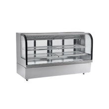 32 Cu.Ft. Upright Refrigerated Pastry Display Case with 4 Adjustable Display Shelves, LED Interior Lighting