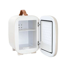 Compact 4L Mini Cosmetic Refrigerator with Cooling & Warming Function for Cosmetics and Beverages White