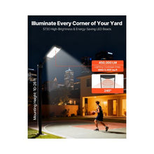 8000W Outdoor Dusk to Dawn LED Solar Flood Security Light for Driveway Yard 2 Pack