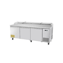 93 Inch Commercial Food Prep Refrigerator with 20 Inch Wide Worktop and Cutting Board