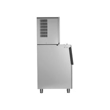 Commercial 360LB/24H Ice Maker Machine with 250LB Stainless Steel Storage Bin