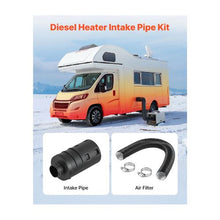 Diesel Heater Air Intake Hose Kit with Filter and Silencer for 2KW, 5KW, and 8KW Heaters