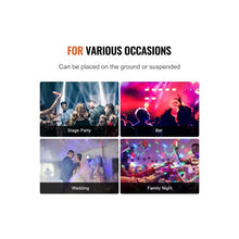 Multi Effect 4-in-1 RGB LED Pattern Strobe Party Light with Red & Green Laser Lighting System