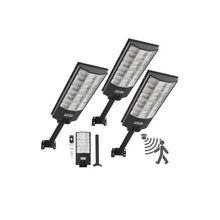 450000LM Commercial 8000W Solar Motion Sensor Street Lights for Driveway Yard 3 Pack