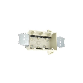 Fiberglass Three Gang Nonmetallic Electrical Junction Outlet Box Off White 3300-2Z2K (Pack of 25)