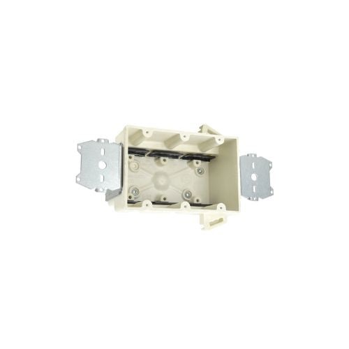 Fiberglass Three Gang Nonmetallic Electrical Junction Outlet Box Off White 3300-2Z2K (Pack of 25)