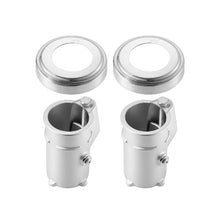 2-Pack 316 Stainless Steel In-Ground Pool Handrail Anchor Kit Embedded Pool Ladder Anchors with Escutcheons for 1-7/8 Inch OD Rails Silver