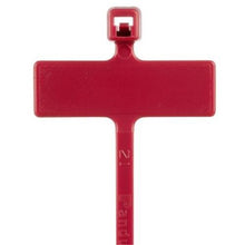 Cross Section Miniature Wrap Marker Cable Tie Red PLM1M-M2 (Pack of 1000)
