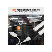 40W Bright 4-Foot LED Utility Ceiling Shop Lights Surface & Hanging Mount Kit