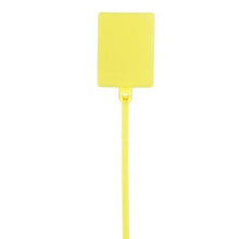Cross Section Flag Miniature Marker Cable Tie Yellow PLF1MA-C4Y