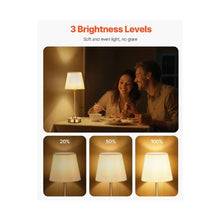 Wireless LED Desk Lamp 2700-3000K Color Temperature with 3-Level Dimming Built In 5200mAh Battery Warm White Light