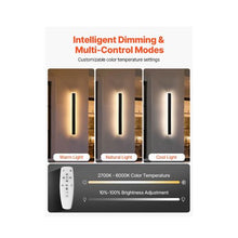 Adjustable Color Temperature Dimmable LED IP65 Waterproof Outdoor Wall Lights Fixtures 2 Pack