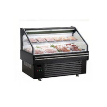 Horizontal 4.6 Cu.Ft. Open Air Display Refrigerator Commercial Grab-and-Go Cooler with LED Lights