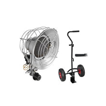 15,000 BTU High-Output Propane Tank Top Radiant Heater with Portable Trolley