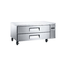 52 Inch Commercial Refrigerated Base Cabinet with 2 Drawers and Stainless Steel Construction & Drawer Storage