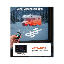 12V/24V Portable Quick Heating Low Noise 8KW Diesel Air Warmer for Vans, RVs & Campers