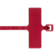 Cross Section Miniature Wrap Marker Cable Tie Red PLM1M-M2 (Pack of 1000)